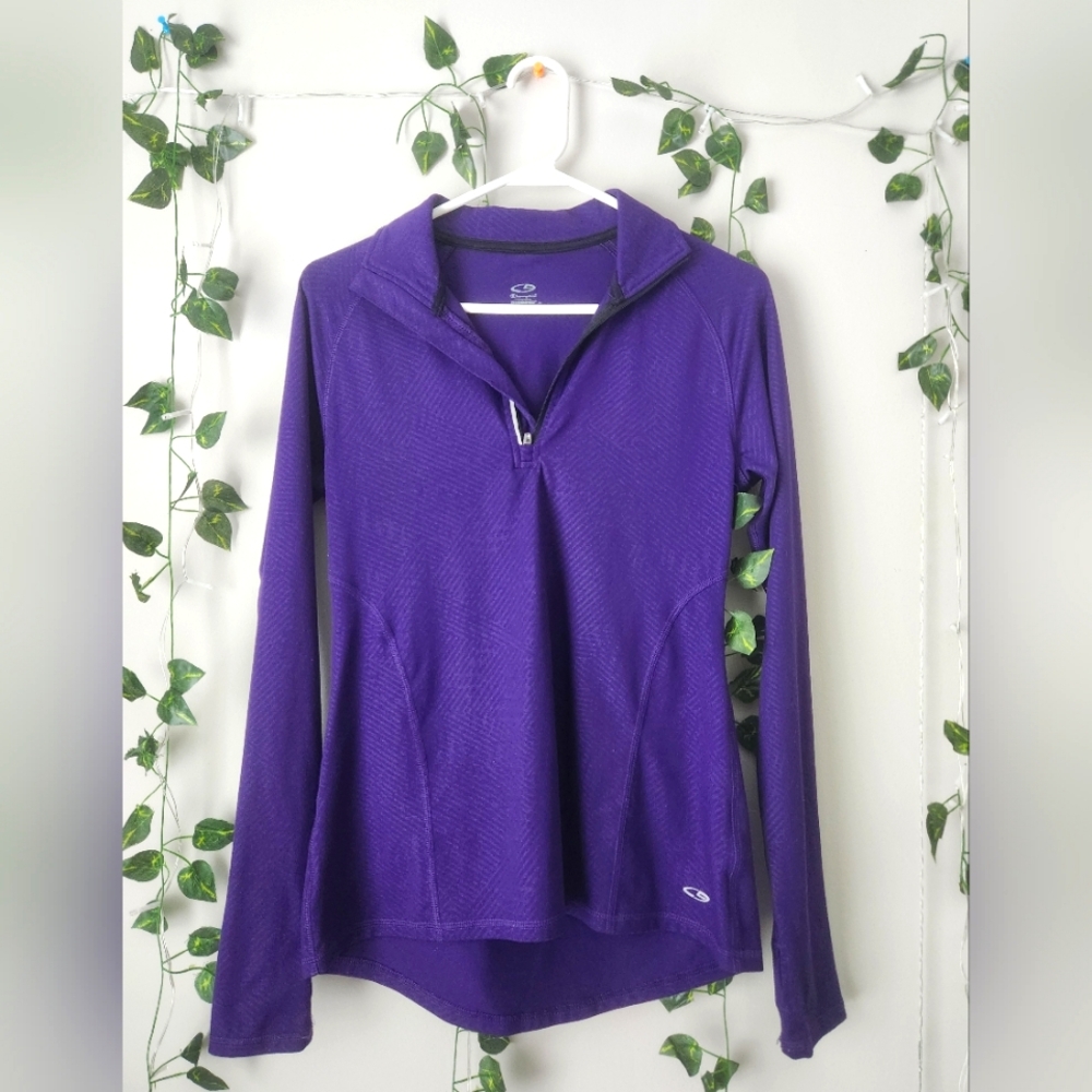 Champion Duo Dry Long-Sleeve 1/4 Zipper Top